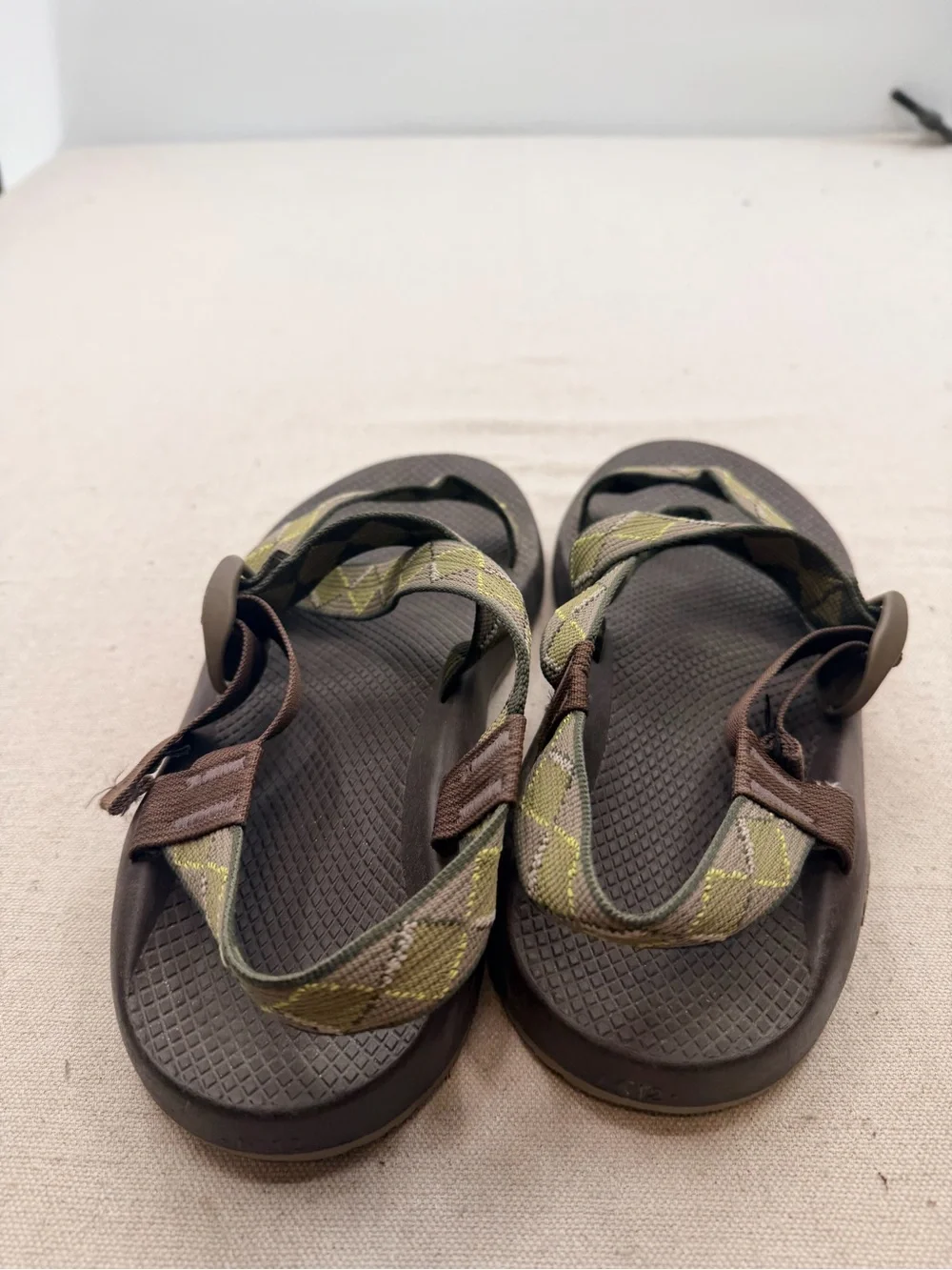 Chaco Outdoor Olive Green Strapped Sandals